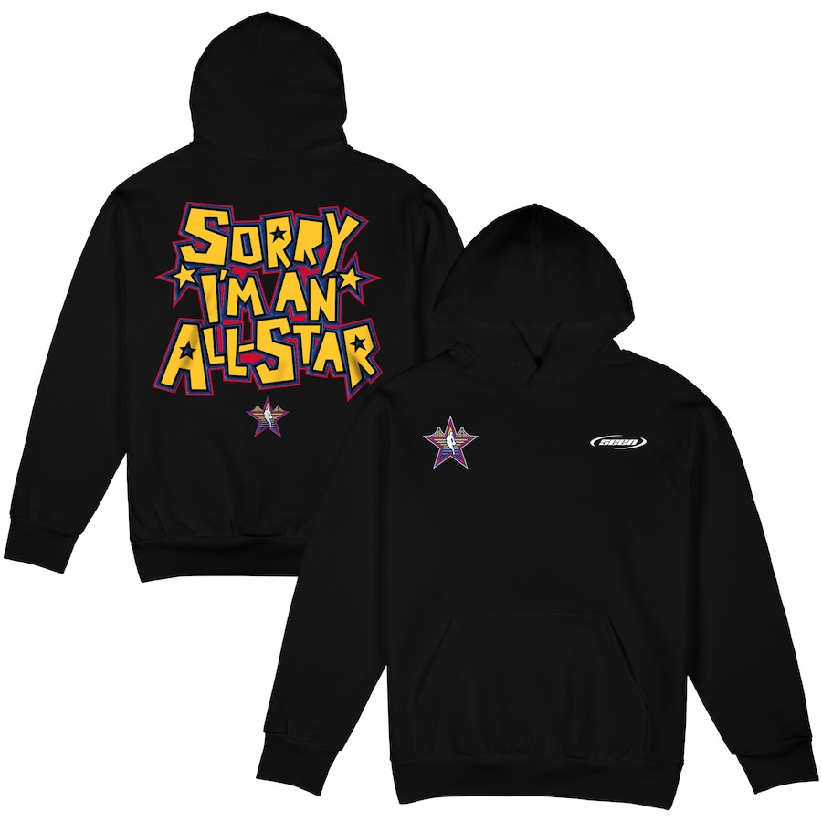Men 2025 NBA all Star black hoodie->more jerseys->NBA Jersey